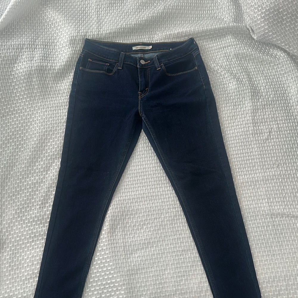 Levis Blue Skinny Jeans Classic Style